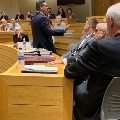 Attorneys who participated in the oral arguments on October 3, 2019 are pictured in the first row.  The attorneys  answered questions from the students and shared their experiences in the legal field.